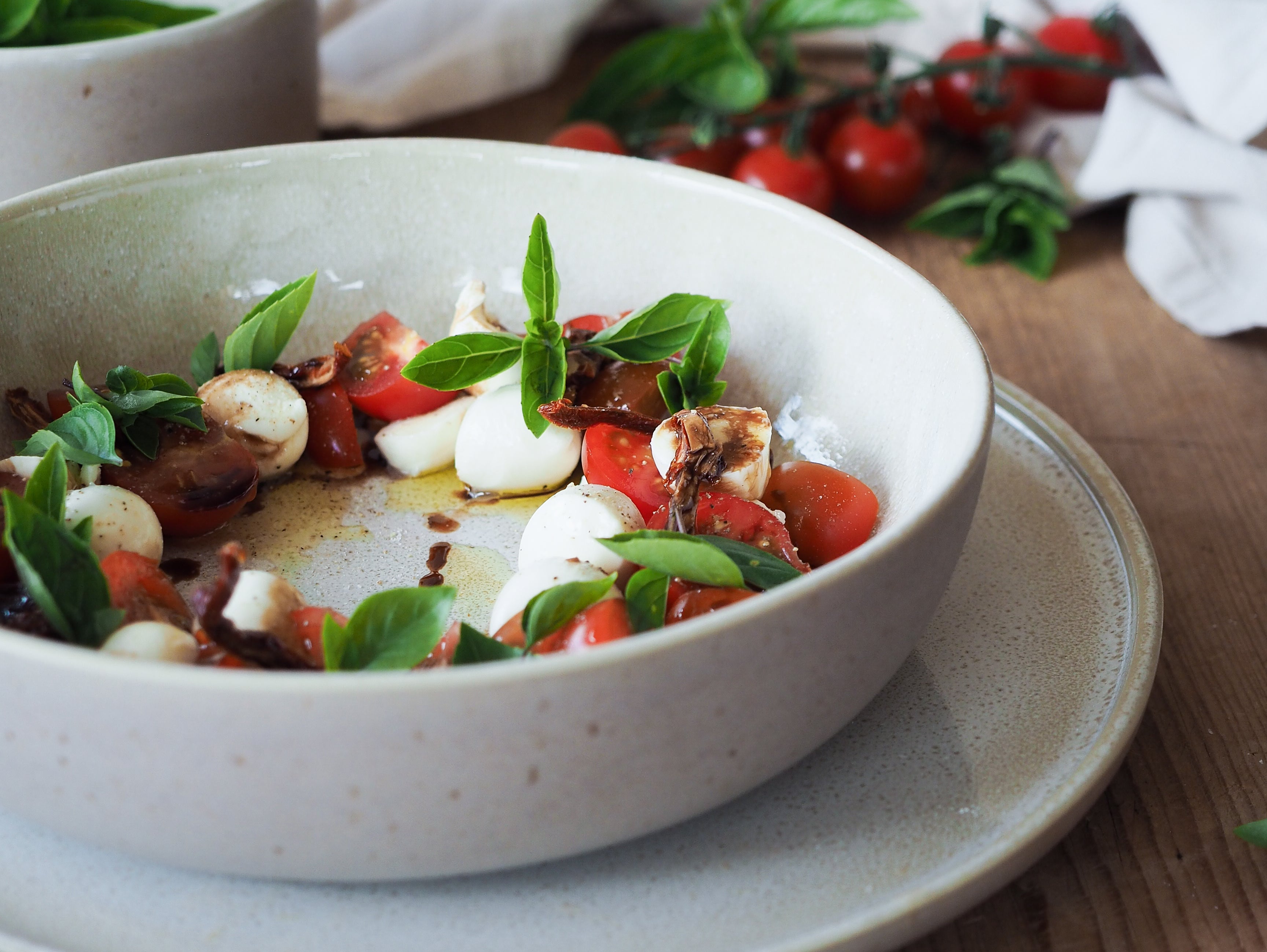 Der Klassiker - Tomate Mozzarella Salat