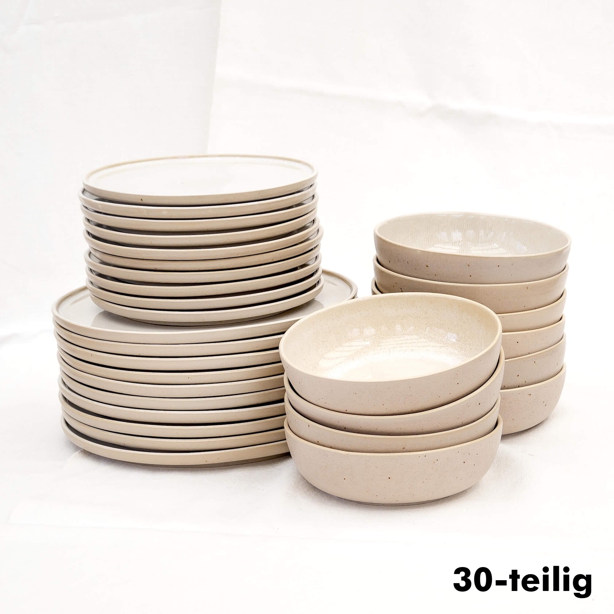 Mehrteiliges Steingut Geschirr Set Eelina